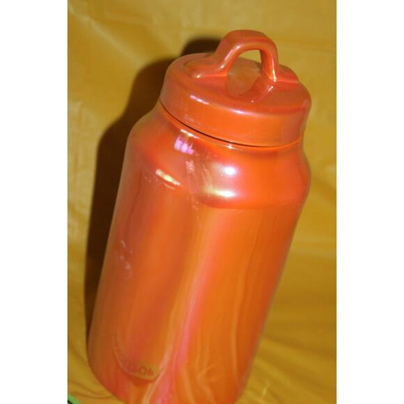 Rae Dunn Bugs & Hisses Orange Luster Finish Ceramic Canister Halloween Decor - Picture 5 of 12